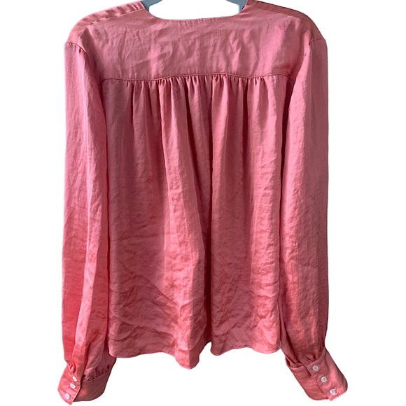 Free People Party Crasher Satin Top in Coral. Size Small. NWOT - Picture 4 of 6